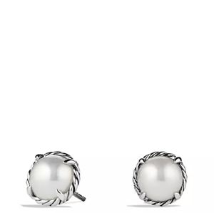 David Yurman Chatelaine Pearl Stud Earrings